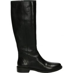 Kozaki - 8N473 COW BLA. Czarne buty zimowe damskie Venezia, ze skóry. Za 279,00 zł.