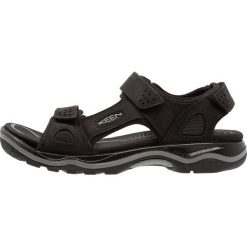 Keen RIALTO 3 POINT Sandały trekkingowe black/neutral gray. Czarne sandały męskie skórzane Keen. Za 499,00 zł.