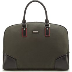 Torba podróżna. Zielone torby podróżne Wittchen, w paski, z poliesteru, eleganckie. W wyprzedaży za 359,90 zł.