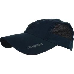 Granatowa Męska Czapka z Daszkiem, Sportowa z Wywietrznikami, Pako-Jeans CPAPJNSDASZEK50401. Niebieskie czapki męskie Pako Jeans, w paski, z jeansu, sportowe. Za 29,00 zł.