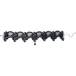Naszyjniki damskie: Blackheart Black Lace Naszyjnik czarny