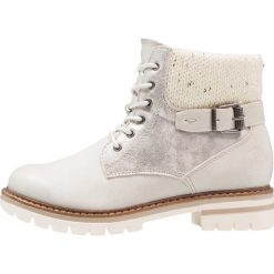 Marco Tozzi Botki sznurowane ice. Szare buty zimowe damskie marki Marco Tozzi, z materiału, na sznurówki. W wyprzedaży za 125,95 zł.