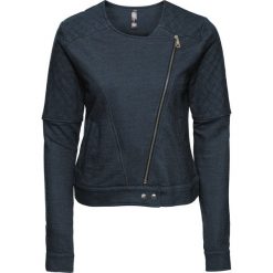 Spodnie z lejącego materiału, krótsze nogawki bonprix czarny. Czarne bluzy damskie bonprix. Za 89,99 zł.