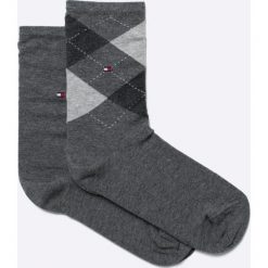 Tommy Hilfiger - Skarpetki (2-pack). Szare skarpetki damskie TOMMY HILFIGER, z bawełny. Za 54,90 zł.