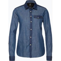 G-Star - Damska koszula jeansowa – Tacoma, niebieski. Niebieskie koszule jeansowe damskie G-Star, m, retro, z kontrastowym kołnierzykiem. Za 399,95 zł.