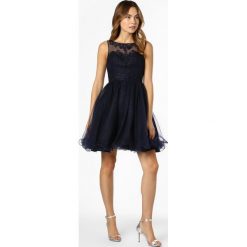 Laona - Sukienka damska, niebieski. Niebieskie sukienki damskie Laona, w koronkowe wzory, z koronki, eleganckie, bez kołnierzyka, bez rękawów. Za 499,95 zł.
