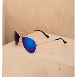 Okulary przeciwsłoneczne męskie. Szare okulary przeciwsłoneczne męskie Top Secret, eleganckie. W wyprzedaży za 29,99 zł.