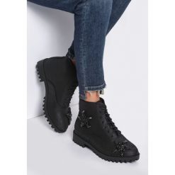 Czarne Botki Yellow Brick Road. Czarne botki damskie vices, ze skóry, za kostkę, bez obcasa, na obcasie, bez zapięcia. Za 89,99 zł.