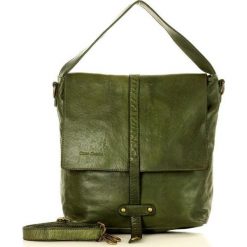 MARCO MAZZINI Torebka skórzana crossbody A4 active old pelle lavata zielona. Zielone torebki damskie sportowe MAZZINI, w paski, ze skóry, klasyczne. W wyprzedaży za 439,00 zł.