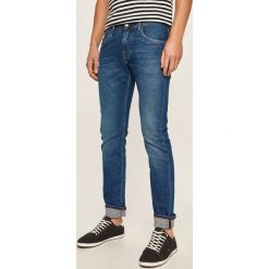 Tommy Hilfiger - Jeansy Bleecker Stretch Slim Fit. Niebieskie jeansy męskie TOMMY HILFIGER, bez wzorów. Za 539,90 zł.
