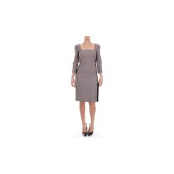 Sukienki krótkie Moschino A04265821. Szare sukienki damskie MOSCHINO, bez wzorów, bez kołnierzyka, z krótkim rękawem, krótkie, mini. Za 1630,79 zł.