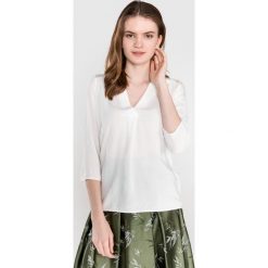 Vero Moda Boca Bluzka Biały. Białe bluzki damskie Vero Moda, l, w koronkowe wzory, z wiskozy, bez kołnierzyka, bez rękawów. Za 118,95 zł.