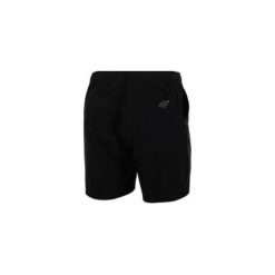 4f Spodenki męskie H4L18-SKMF001 czarne r. XXL. Szare spodenki sportowe męskie marki 4f, l, z elastanu, z dekoltem w łódkę. Za 31,50 zł.
