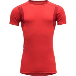Devold Hiking Man T-Shirt Chilli L. Koszulki męskie termoaktywne Devold, m, bez wzorów, z wełny, z krótkim rękawem. W wyprzedaży za 229,00 zł.