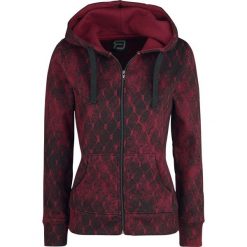 RED by EMP Freaking Out Loud Bluza z kapturem rozpinana damska czerwony. Czerwone bluzy damskie marki RED by EMP, xl, z nadrukiem, bez rękawów, z kapturem. Za 109,90 zł.