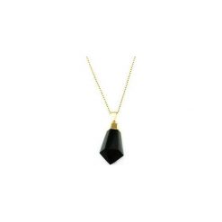 Colare Wahadło Onyks. Czarne naszyjniki damskie Brazi druse jewelry, na co dzień, z onyksem, srebrne. Za 170,00 zł.