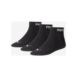 Puma Quarter-V 3-pack Skarpetki Czarny. Czarne skarpetki damskie Puma, bez wzorów, z elastanu. Za 33,95 zł.