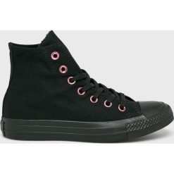 Converse - Trampki. Czarne trampki i tenisówki damskie Converse, bez wzorów, z materiału, bez zapięcia. W wyprzedaży za 229,90 zł.