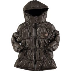Kurtka zimowa w kolorze ciemnobrązowym. Pomarańczowe kurtki niemowlęce SRK, Miss Girly, bez wzorów, z polaru, bez kaptura. W wyprzedaży za 69,95 zł.