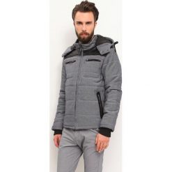 KURTKA KRÓTKA MĘSKA. Szare kurtki sportowe męskie marki Top Secret, na zimę, xxl, z materiału. W wyprzedaży za 119,99 zł.
