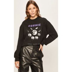 Tally Weijl - Bluza. Czarne bluzy damskie TALLY WEIJL, s, z nadrukiem, z bawełny, bez rękawów, bez kaptura. Za 79,90 zł.