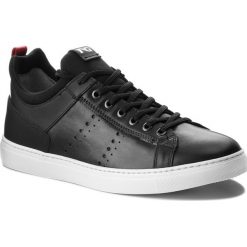 Sneakersy NERO GIARDINI - A800620U Caracas Nero 100. Czarne półbuty męskie Nero Giardini, na co dzień, bez wzorów, ze skóry, eleganckie, bez zapięcia. W wyprzedaży za 409,00 zł.
