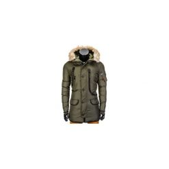 Kurtki męskie: KURTKA MĘSKA ZIMOWA PARKA C305 – OLIWKOWA