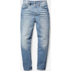 G-Star Raw - Jeansy 3301. Niebieskie jeansy damskie G-Star RAW, z podwyższonym stanem. W wyprzedaży za 429,90 zł.