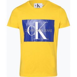 Calvin Klein Jeans - T-shirt męski, żółty. Żółte t-shirty męskie Calvin Klein Jeans, xl, z nadrukiem, z jeansu, bez kołnierzyka. Za 149,95 zł.