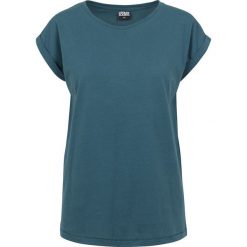 Bluzki damskie: Urban Classics Ladies Extended Shoulder Tee Koszulka damska niebieski (Petrol)