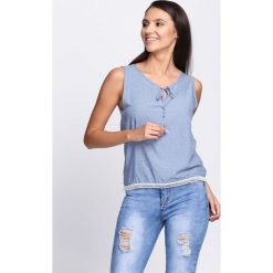 Niebieska Bluzka Well Dressed. Niebieskie bluzki asymetryczne Born2be, l. Za 24,99 zł.