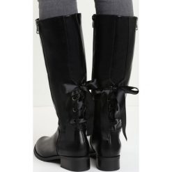 Buty zimowe damskie: Czarne Kozaki I’m With You