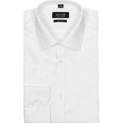 Koszula versone 9001 długi rękaw slim fit biały. Białe koszule męskie Recman, m, bez wzorów, z bawełny, eleganckie, z klasycznym kołnierzykiem, z długim rękawem. Za 99,00 zł.