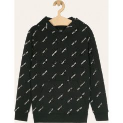 Vans - Bluza dziecięca 129-173 cm. Czarne bluzy chłopięce Vans, bez wzorów, z bawełny, bez rękawów, z kapturem. Za 259,90 zł.