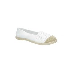 Trampki i tenisówki damskie: Espadryle Mckey Białe tenisówki espadryle z cyrkoniami DTN125/16WH