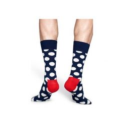 Skarpetki Happy Socks - Big Dot Sock (BD01-608). Szare skarpetki męskie marki Happy Socks, z bawełny. Za 34,90 zł.