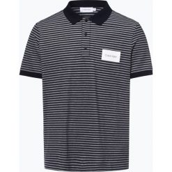 Calvin Klein - Męska koszulka polo, niebieski. Niebieskie koszulki męskie Calvin Klein, m, z aplikacjami, polo, bez rękawów. Za 359,95 zł.