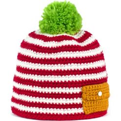 Czapka damska handmade Kieszonka biało-czerwona (cz13104). Brązowe czapki zimowe damskie marki Art of Polo. Za 36,52 zł.