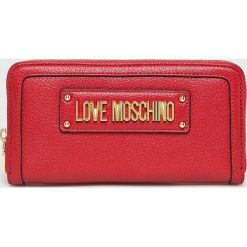 Love Moschino - Portfel. Czerwone portfele damskie marki Love Moschino, z materiału. Za 399,90 zł.
