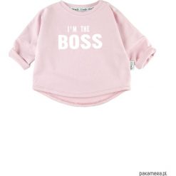 Bluzy dziewczęce: Bluza I’m the boss – różowy