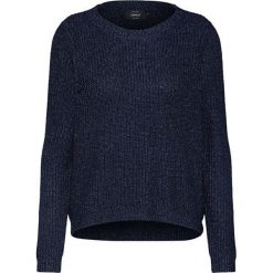 ONLY Damski sweter Shiny L / S Pulower Knt Night Sky W.Insignia Blu (rozmiar XS). Swetry damskie ONLY, s, bez wzorów, bez rękawów, bez kaptura. W wyprzedaży za 97,00 zł.