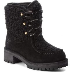 Trapery Tory Burch Meadow Boot 49197. Czarne buty trekkingowe damskie Tory Burch, bez obcasa, bez zapięcia. W wyprzedaży za 1089,00 zł.