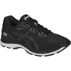 Asics Gel Nimbus 20 T800N-9001. Czarne buty sportowe męskie marki Asics, z tkaniny, bez zapięcia, do biegania. W wyprzedaży za 529,99 zł.