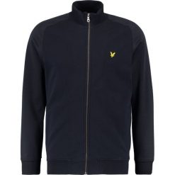 Lyle & Scott TRICOT MIX FUNNEL NECK Bluza rozpinana black. Czarne kardigany męskie marki Lyle & Scott, s, z bawełny. Za 379,00 zł.