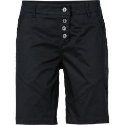 Krótkie spodenki chino bonprix czarny. Czarne chinosy damskie marki bonprix. Za 79,99 zł.