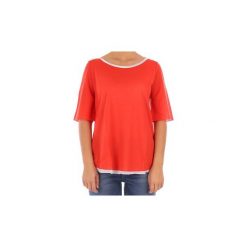 T-shirty z krótkim rękawem Gran Sasso 60231. Czerwone t-shirty damskie Gran Sasso, bez wzorów, bez kołnierzyka. Za 671,12 zł.