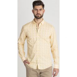 KOSZULA HAVEN JOOP! JEANS. Żółte koszule męskie xl, z aplikacjami, z jeansu. Za 230,00 zł.