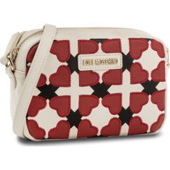 Torebka LOVE MOSCHINO - JC4287PP05KL110A Avorio/Nero/Rosso. Brązowe listonoszki damskie marki Love Moschino. W wyprzedaży za 589,00 zł.