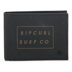Rip Curl Portfel Męski Czarny Surf Co Rfid All Day. Czarne portfele męskie Rip Curl, ze skóry. Za 168,00 zł.