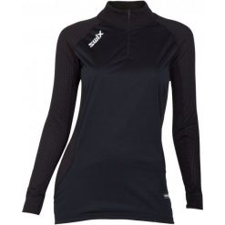 Swix Koszulka Damska Wind. Racex Czarny Xl. Czarne topy sportowe damskie marki Swix, xl. Za 265,00 zł.